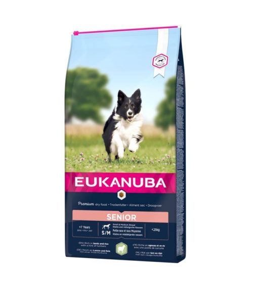 Eukanuba Senior Small/medium Lam/Ris 12kg