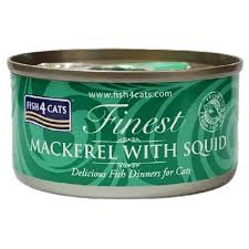 F4C Makrell med blekksprut 70g