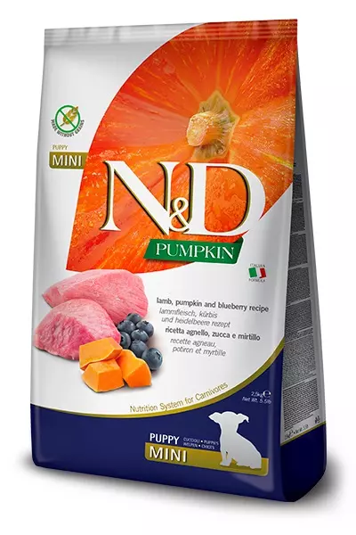 Farmina dog Pumpkin Lamb&blueberry puppy Mini 2,5 kg