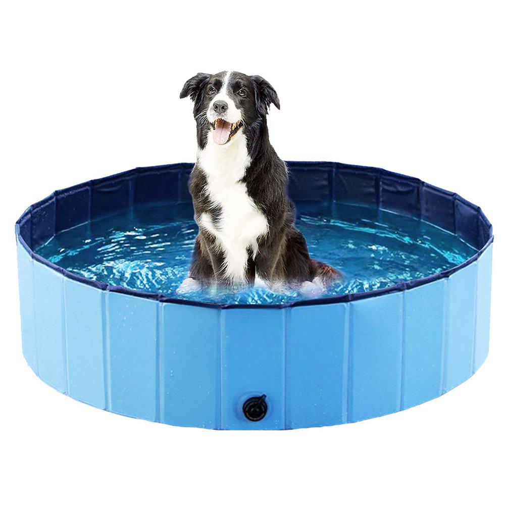 Hundebasseng 160x30cm Ozami blå