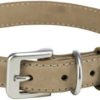 Halsbånd Be nordic skinn S-M 40-46cm 20mm Sand