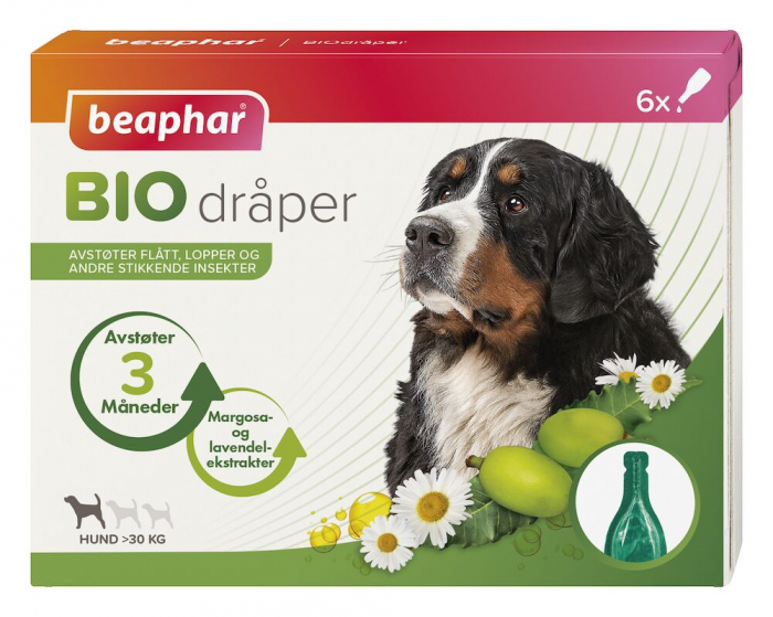 Biodråper SPOT-ON hund over 30kg