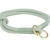 Halsbånd Soft Rope Halvstrup L 50cm/10mm Sage/Mint