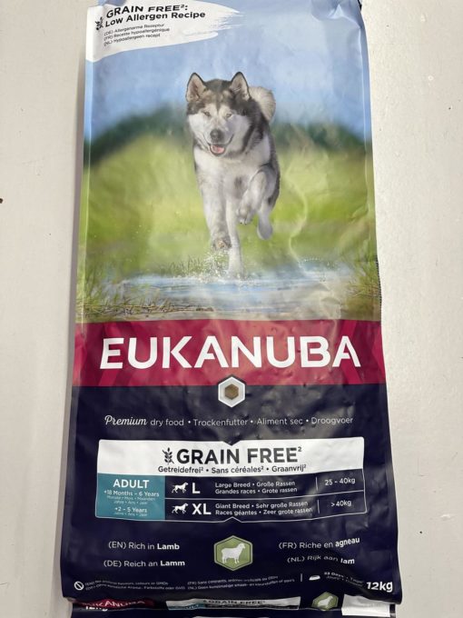 Eukanuba adult L/XL Grainfree lam 12kg