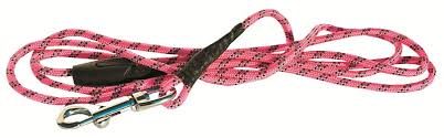 Kobbel med refleks 4mm rund 160cm rosa