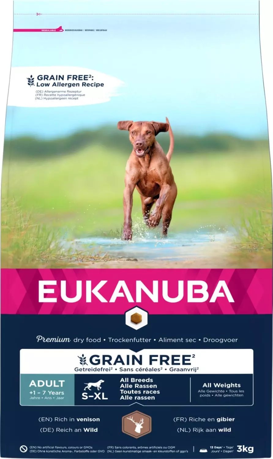 Eukanuba Adult Grainfree venison 3kg