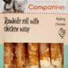 Companion rawhide roll with chricken wrap 18cm 1kg