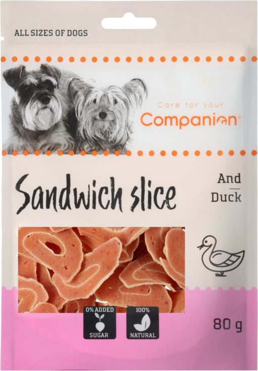 Companion sandwich slice and 80g