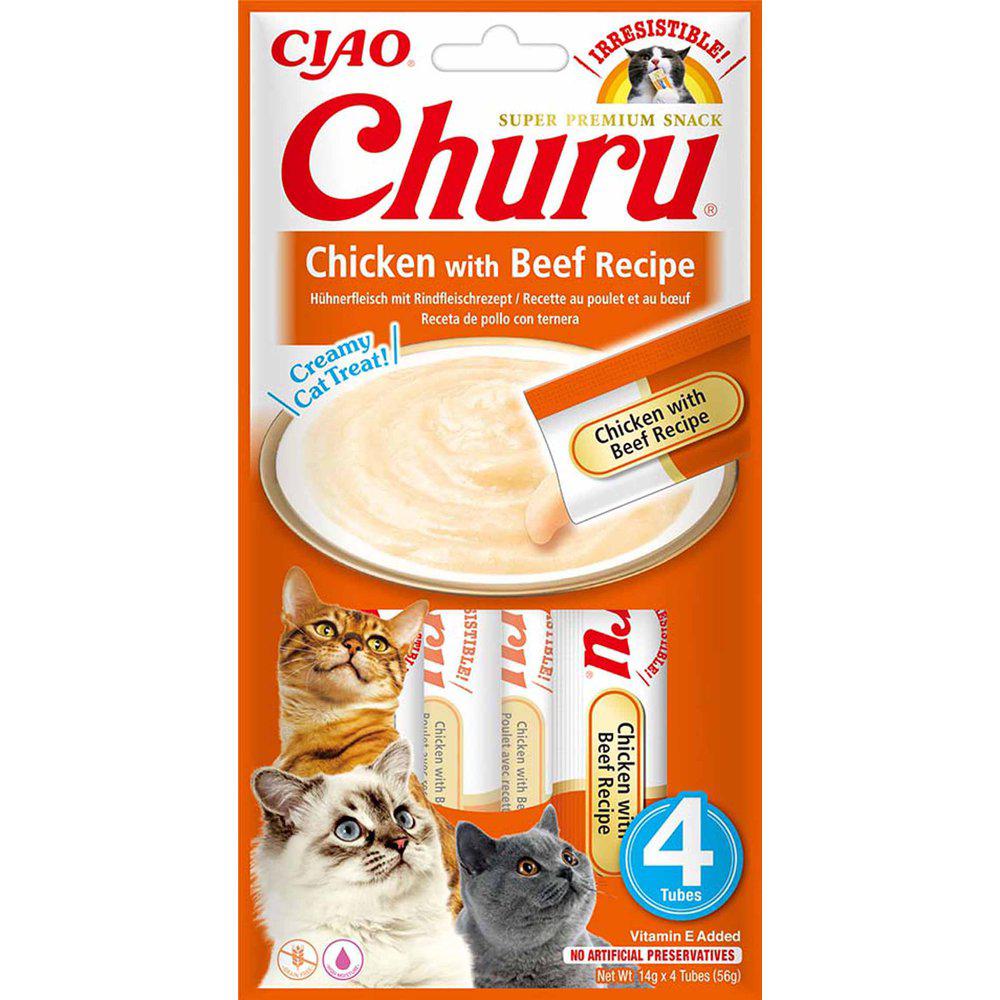 Churu cat chicken/beef 4st