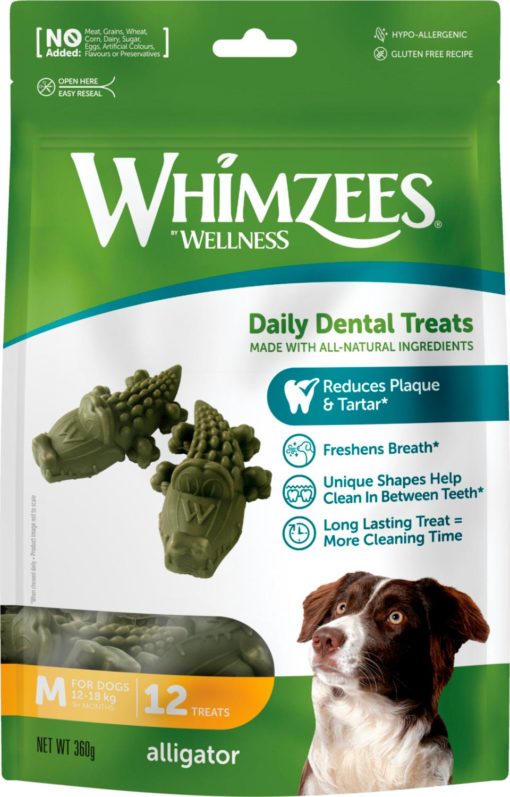 Whimzees Alligator Dental Stick M 360g