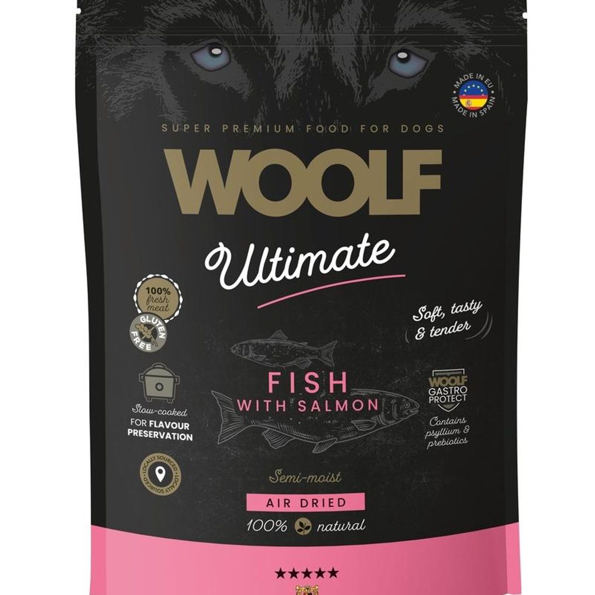 Woolf ultimate dogfood fish with salmon 1kg