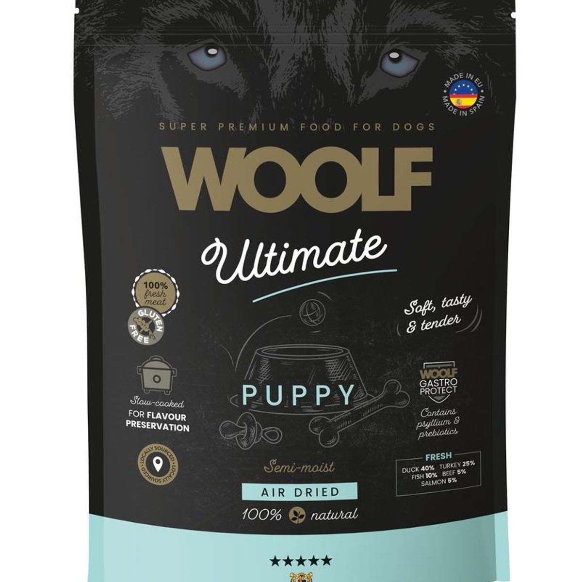 Woolf ultimate dogfood puppy 1kg