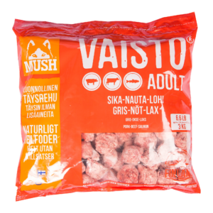 Mush Vaisto rød (gris-okse-laks) 3kg