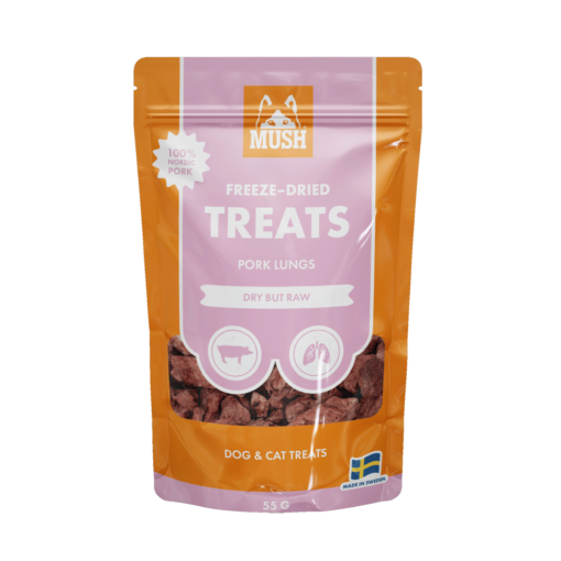 MUSH treats frysetørket svinelunge  45g