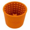 Lickimat yoggie pot orange