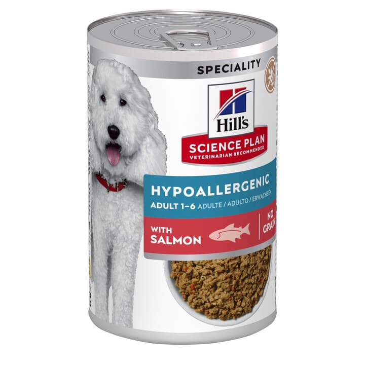 Hill`s hypoallergenic med laks boks 363g