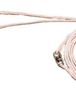 Utstillingskobbel bred front hvit flette
