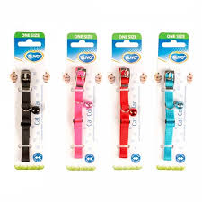 Kattehalsbånd uni strech 20-30cm