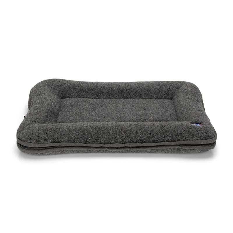 Canelana hundeseng i 100% ull med opphøyde kanter 50x70