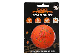 Dog Comets Stardust Oransje medium
