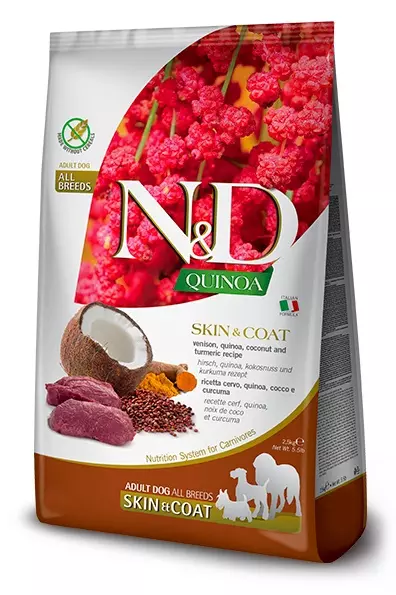 Farmina Dog Quinoa Skin&Coat Venison&Coconut Adult medium&maxi 7kg