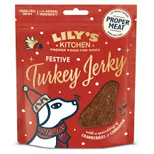 Lily`s kitchen festive turkey jerky 70g