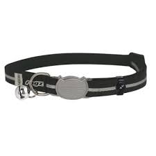 Rogz Alleycat Halsband S Svart 11mm 20-31cm