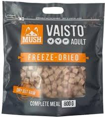 Mush Vaisto frysetørket Kylling/Kalkun/Lam 800 g  GRÅ