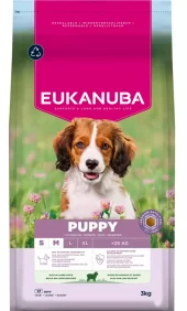Eukanuba S/M Lam og Ris 3 kg