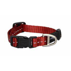 Rogz Halsbånd Utility XS rød 16-22cm 11mm