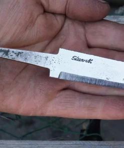 Knivblad med "rett rygg", råsmidd 30 -70 mm