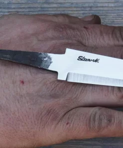 Knivblad med "rett rygg", blank 71 - 100 mm