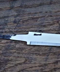 Knivblad med liten sving opp, blank 71 - 100 mm