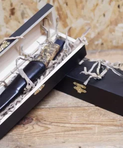 Gaveeske til kniv, sort, 5 stk.