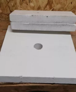 Isolasjon, 1-br. smed, topp + 2 ender og hjørner