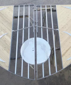 Port levert til Vestlandet, etter kundens eget ønske og design. Varmgalvanisert.