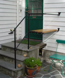 Sørlandsrekkverk, eksempler på rekkverk med innebygget sitteplass