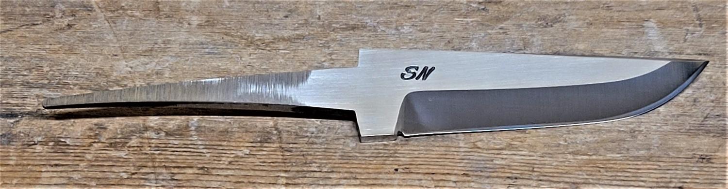 Knivblad, rustfritt, ca. 75-80 mm