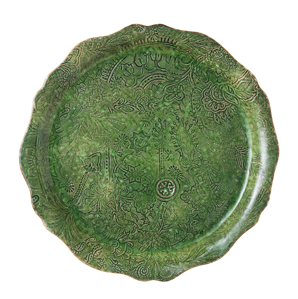 STHÅL Pizzafat Grønn - Serving plate Seaweed