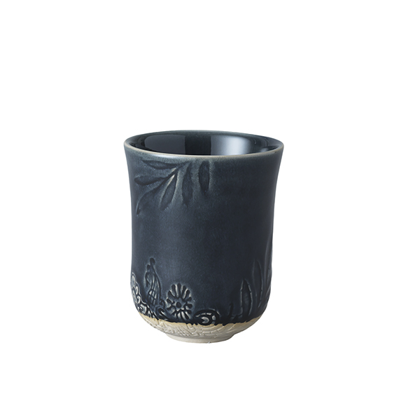 STHÅL Latte kopp, Mørkeblå - Latte mug Thunder