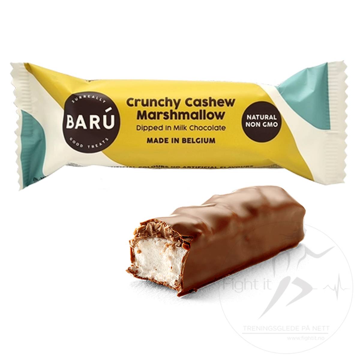 BARU Marshmallow m. melkesjokolade & crunchy cashew