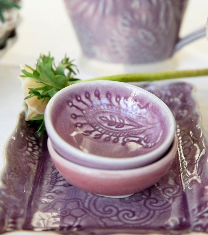 STHÅL Liten dippskål Lavender - Small dip bowl