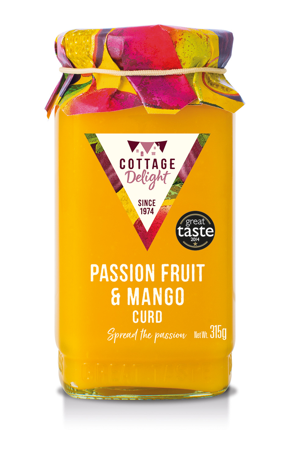 Cottage Delight Passion Fruit & Mango Curd
