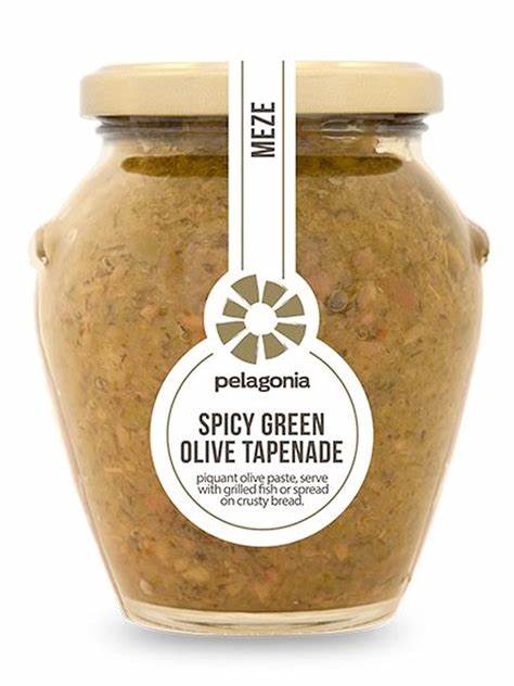 Pelagonia Spicy Green Oliven- Tapenade