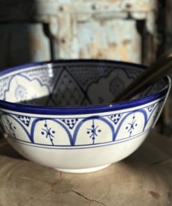 Marokko Salatbolle, Mørk blå, 30 cm