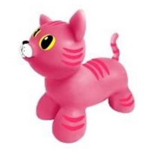 Hoppedyr rosa katt