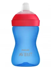 Avent My grippy flaske blå