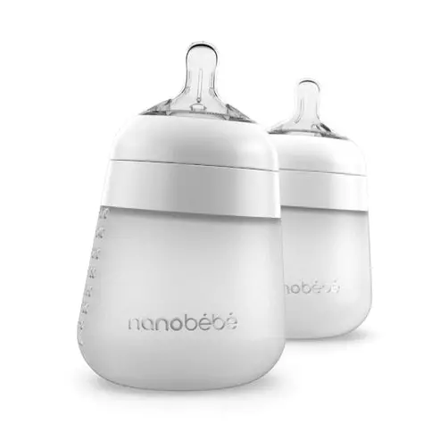 Nanobaby myk tåteflaske 2 pk 270 ml