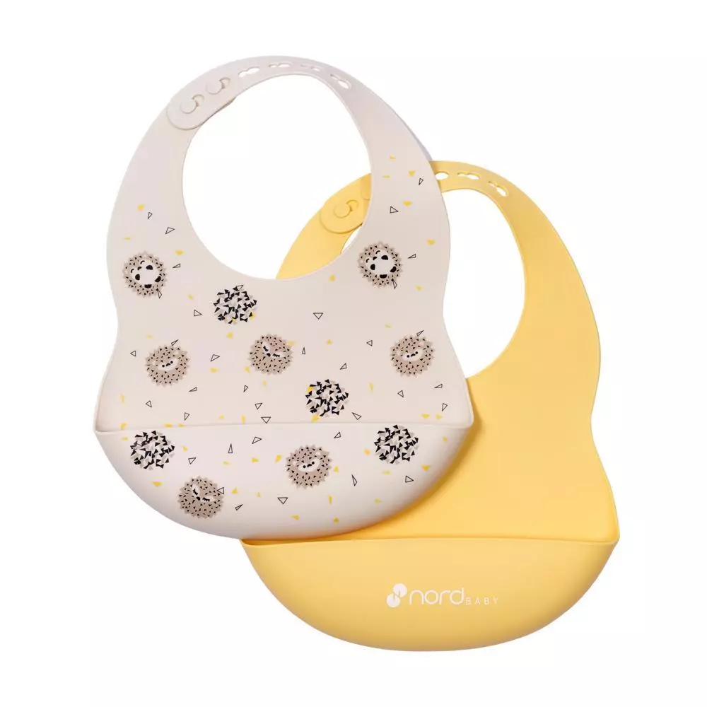 Nord baby 2 pk silikon smekke