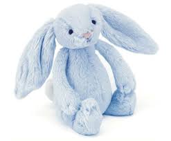 Jellycat kanin 18 cm blå